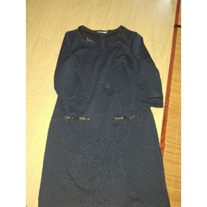 Robe bleu nuit midi T 40