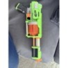 NERF - Grand Pistolet Dart Tag Orange Et Vert + 5 Munitions