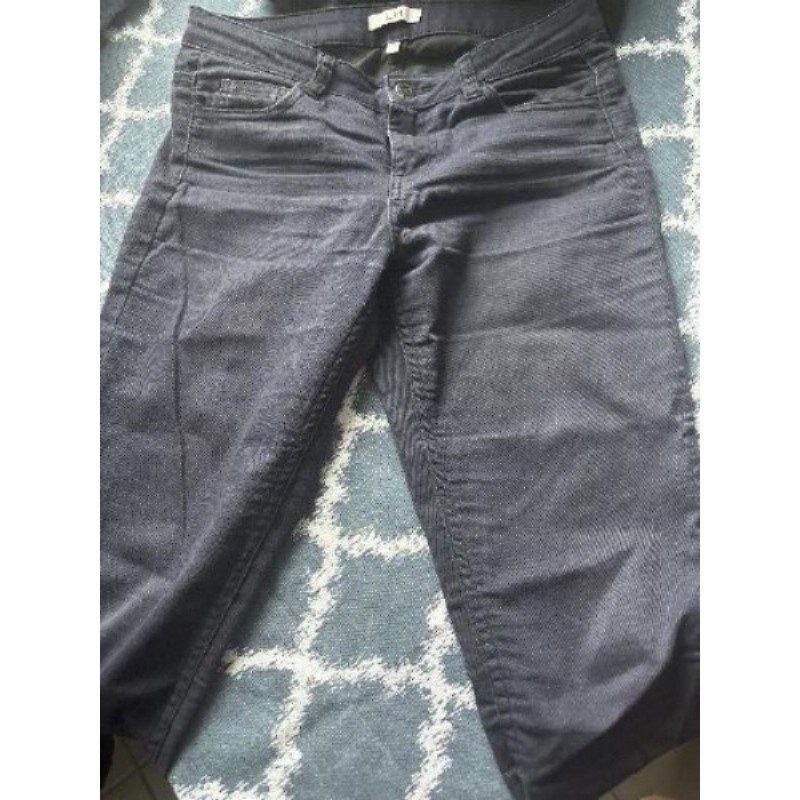 Jean femme La Halle taille 34 couleur bleu marine 