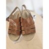 sandalles marron femme