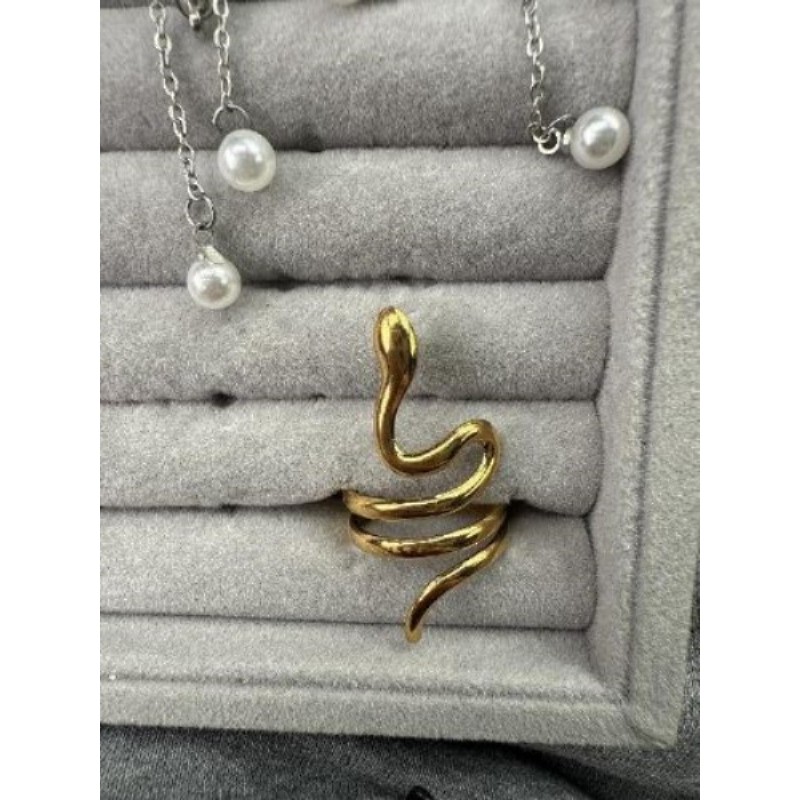 Bague en serpent  (neuf, taille unique)