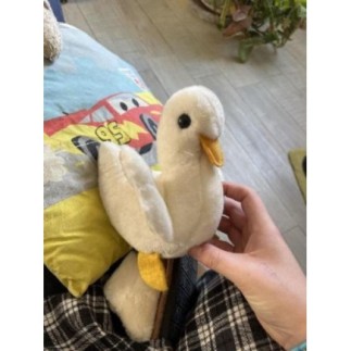 Peluche mouette 