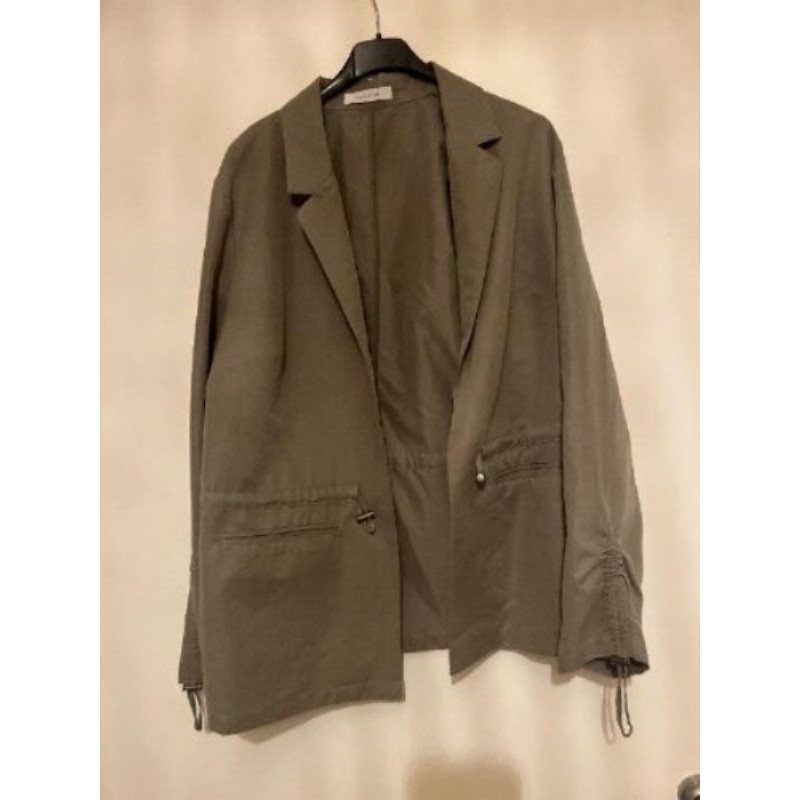 Veste femme courte kaki tissu Julie Guérande T44