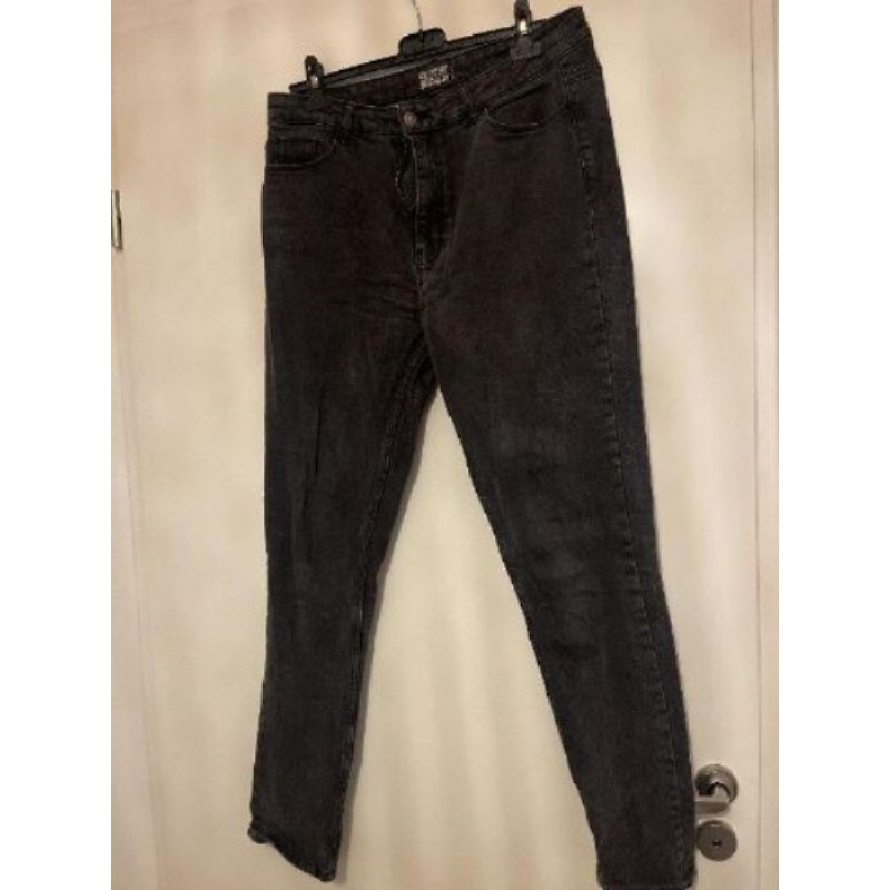 Jean Femme gris fonce  Slim Kiabi T42
