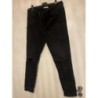Jean Femme noir troué skinny Kiabi T44