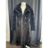 Manteau femme fausse fourrure marron taille 38