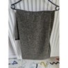 1 grande écharpe noir/taupe Dar Shawls