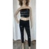 Pantalon legging noir troué laulia T40