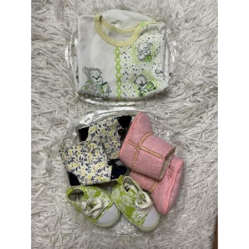 Lot 3 chaussures et body T17/18