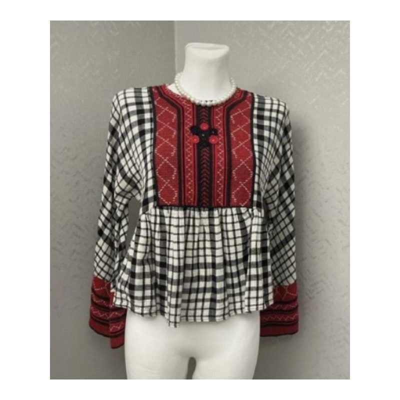 Tunique à carreaux Zara Taille 38/M