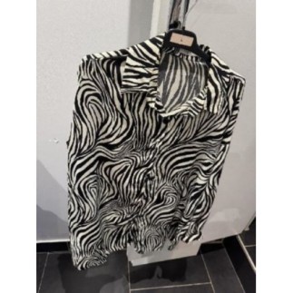 Chemise Zebra Femme -...