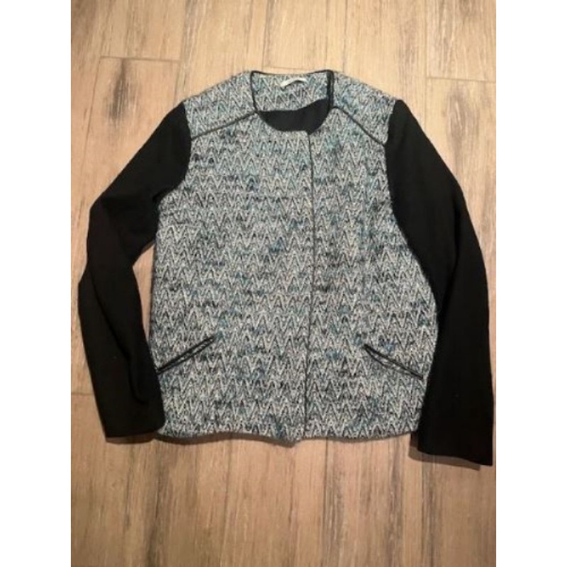 VESTE BLEUE ET NOIRE BY ZOE Taille 2