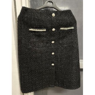 Jupe en tweed mi long TM