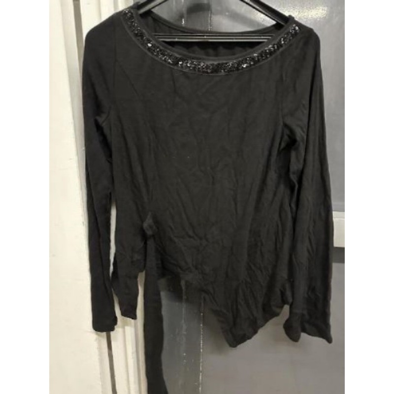 Pull femme col en sequin TL