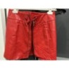Jupe Mango cuir rouge T36