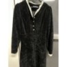 Robe manche longue en velour TM