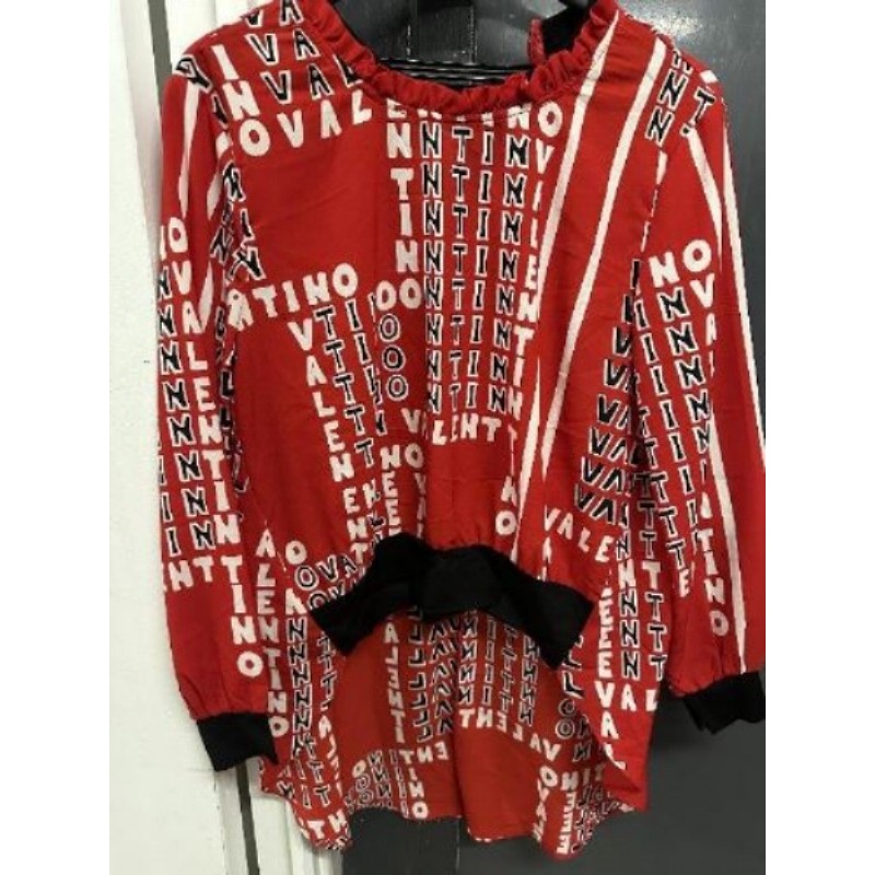 pull fluide femme rouge TM