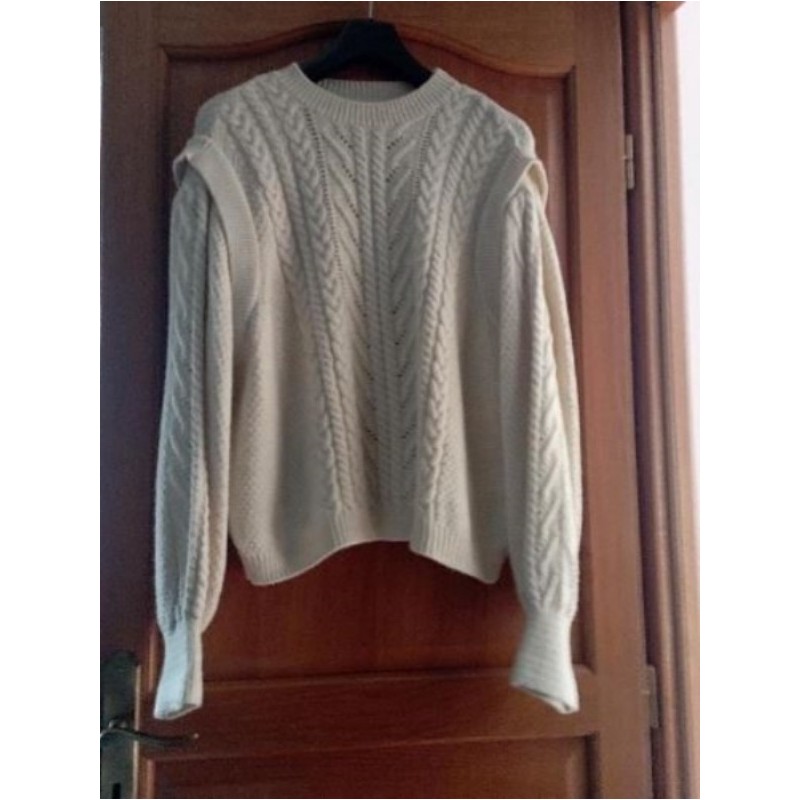 Pull femme blanc cassé/ TL