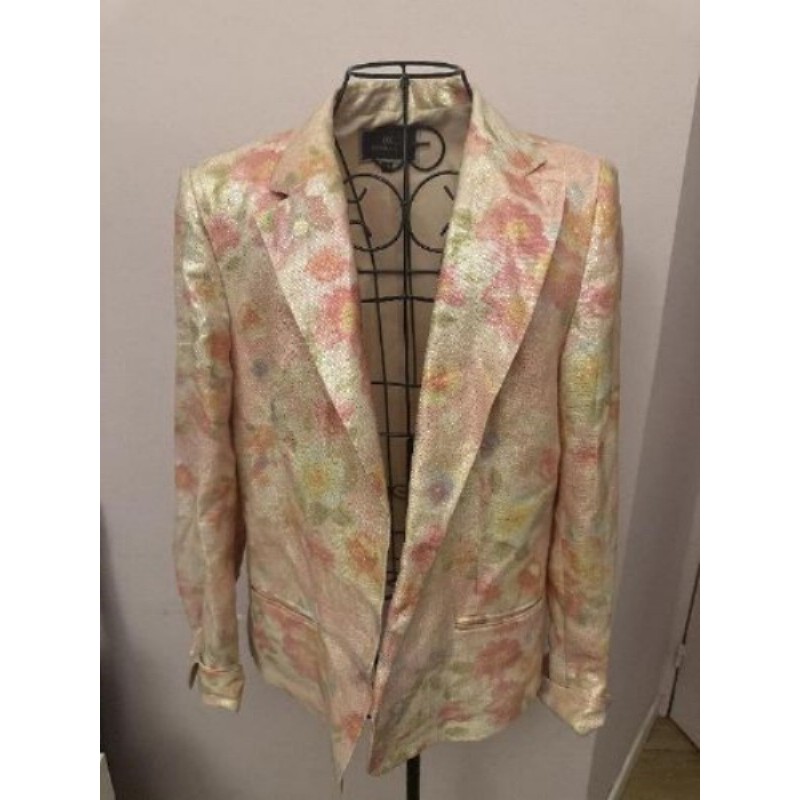 Veste blaser fleurie brillante T.42