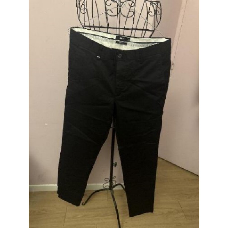 Pantalon  Brice noir homme easy slim T.40 Fr