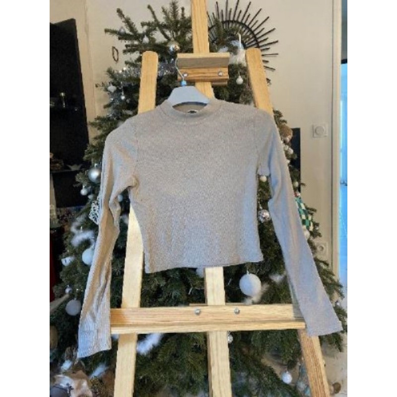haut beige, manche longue, Pimkie, taille S