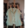 Blazer manche courte, camaïeu, vert clair, taille 36-38