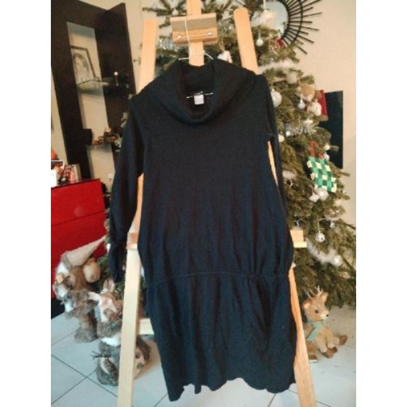 Robe pull avec poche, la redoute, de couleur noir, taille 38 -40