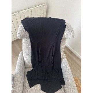 Robe longue bleu foncée...