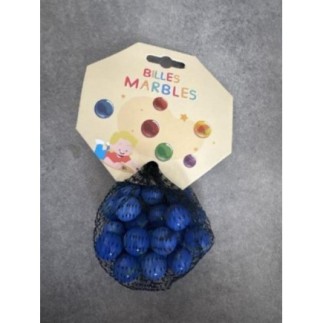 Filet de 20 billes bleu neuf 