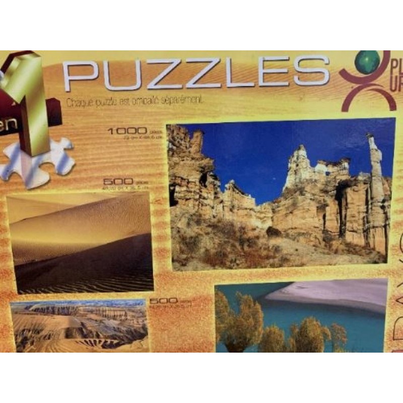 4 puzzles en 1 planète urgence