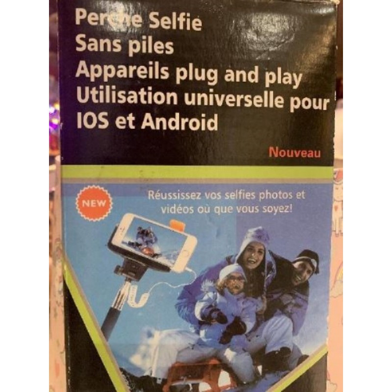 Perche selfie sans piles 