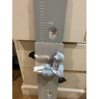 Toise ourson bleu ciel