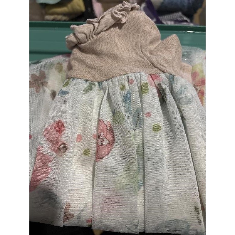 Robe rose Time fleurie Petit bateau T:12mois