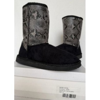 Bottes chaudes d’hiver - Couleur Noir imprimé python - en très bonne état ! Pointure 37 