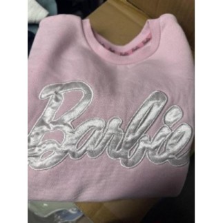 Pull rose fille Barbie 7/8...