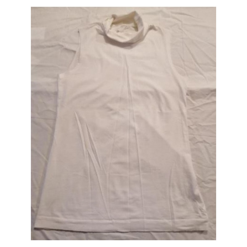 Sous-pull col roulé blanc sans manches, neuf KIABI WOMAN, T 42