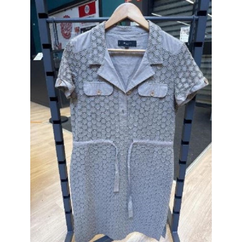 Robe un jour ailleurs, taupe, taille 40