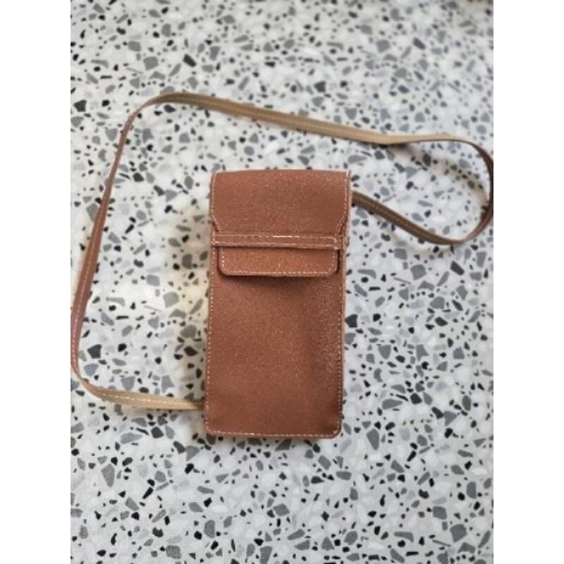 Saccoche telephone Marron