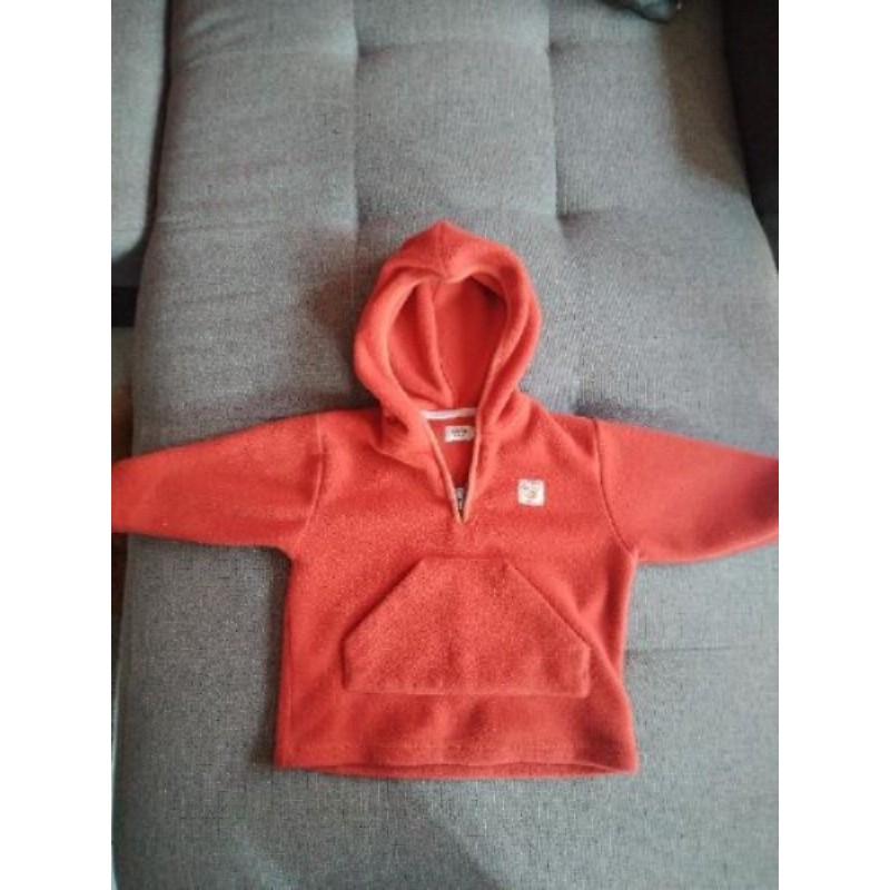 Sweat capuche polaire 18 mois 