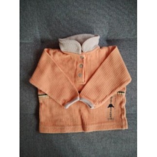 Pull orange T12 Mois 