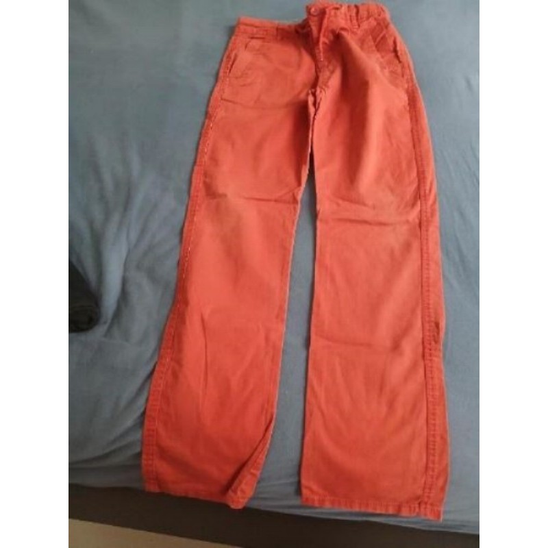 Pantalon orange taille 12 ans 