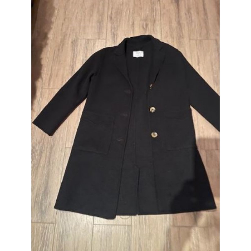 MANTEAU NOIR ZARA ENFANT 11-12 ans 