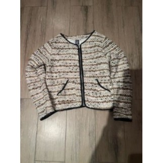 VESTE ENFANT BEIGE ET NOIRE...