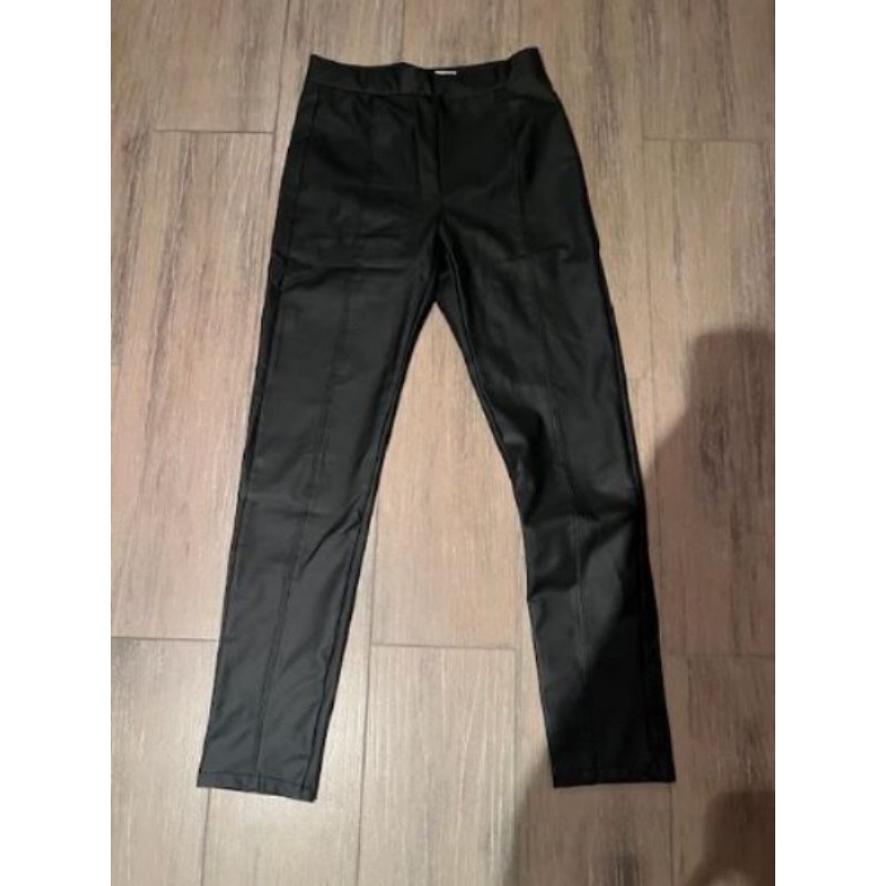 LEGGINGS SIMILI CUIR NOIR ZARA ENFANT TAILLE 13-14 ANS