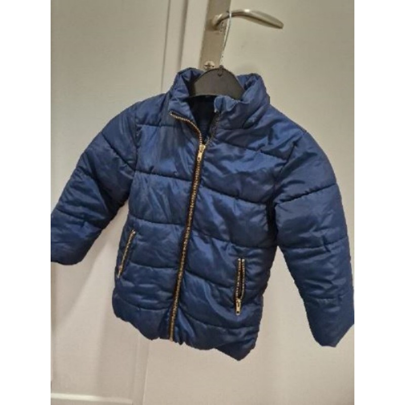 Doudoune Taille 4 ans bleue marine 