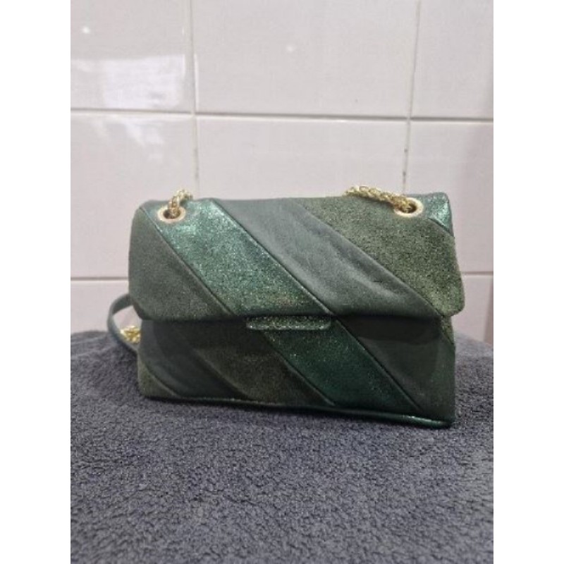 Sac en cuir Italien vert