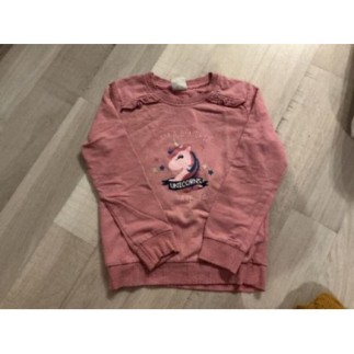 Pull rose avec licorne Poco...