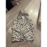 Manteau / coupe vent Zara blanche avec motifs léopard multicolore taille 5 ans 
