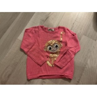 Pull rose H&M taille 2-4...