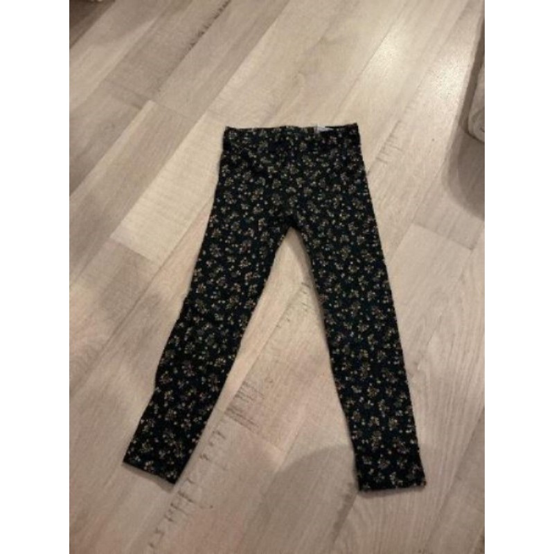Legging marine à fleurs KIABI taille 4 ans 
